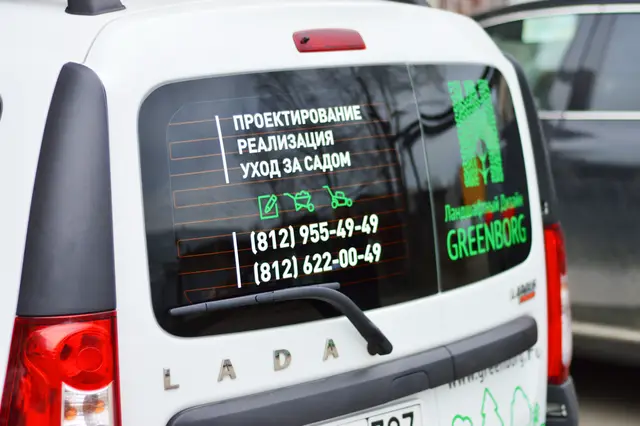 Автовинил Greenborg заднее стекло